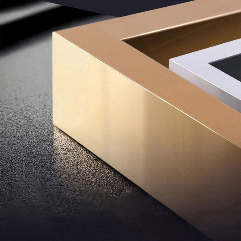 Rectangle 4 Legs Dining Table Modern Dining Room Table of Sintered Stone