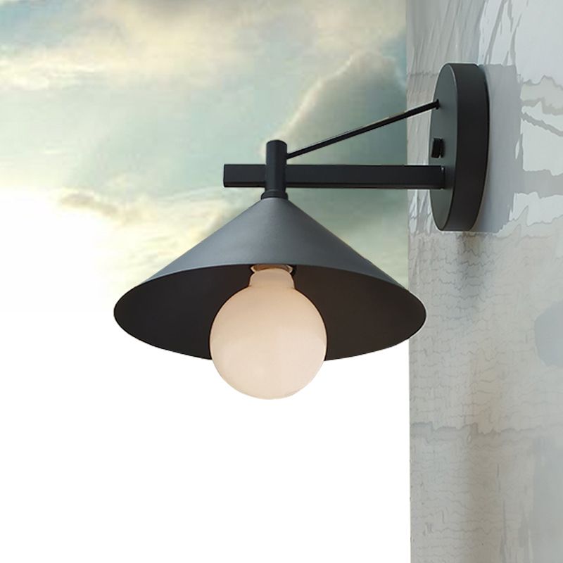 Illuminazione da parete in metallo Apparecchiatura ombreggiata per la parete industriale illuminazione per esterni