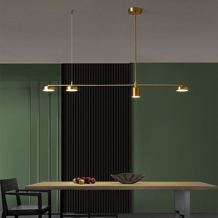 Zylinder Anhänger Leuchten zeitgenössische Metallkücheninselbeleuchtung