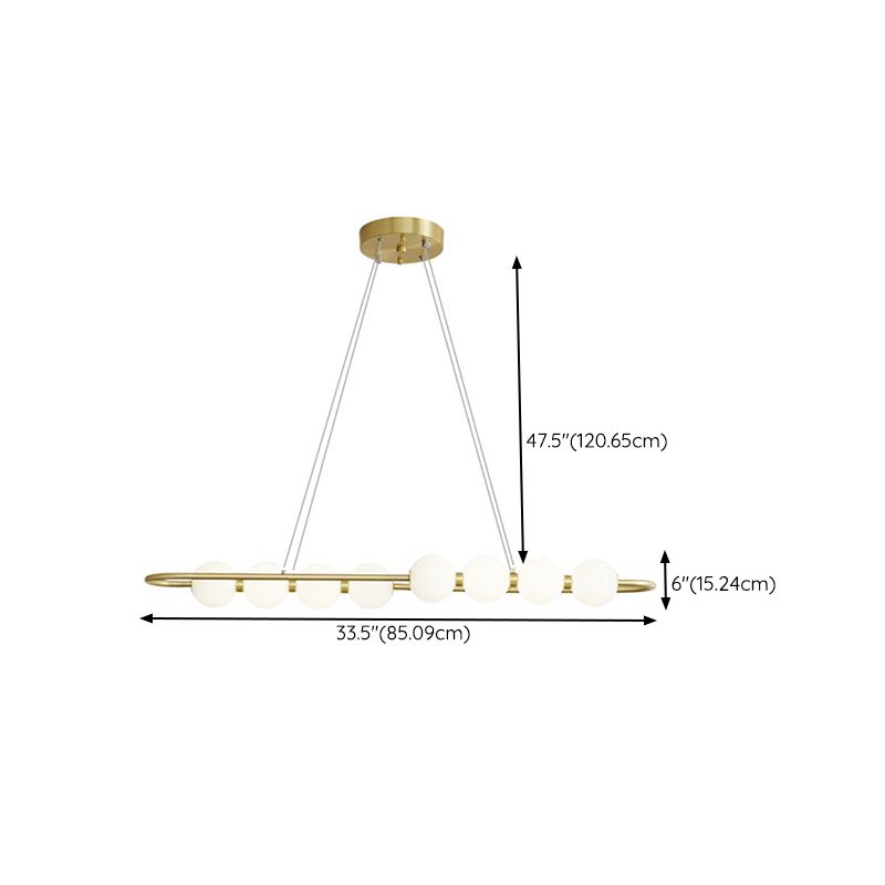 Gold Kitchen Island Lights Contemporary Pendant Lights for Dining Room