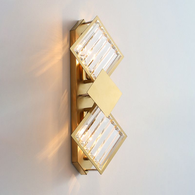 Unique Shape Wall Lighting Fixtures Modern 2 Lights Wall Light Sconces for Bedroom