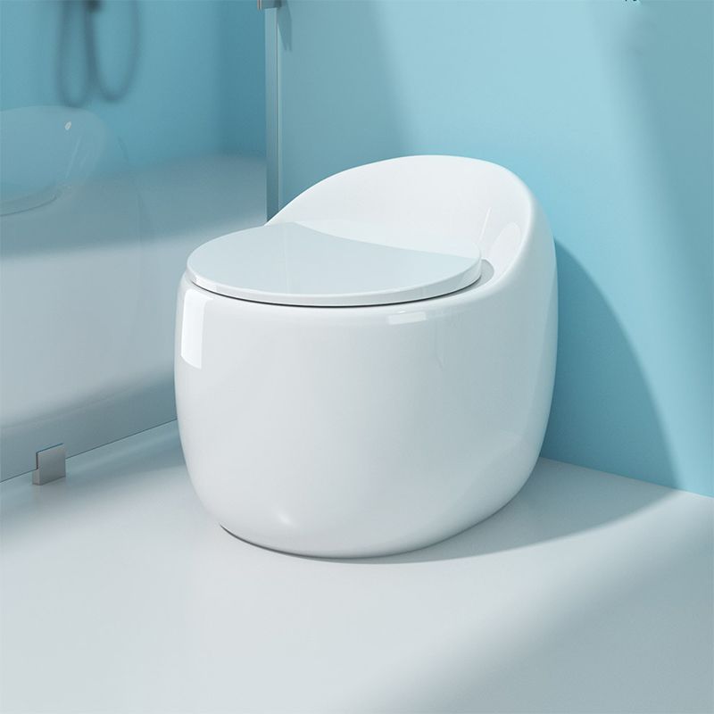 Modern Ceramic Flush Toilet Floor Mounted Urine Toilet with Seat for Bathroom