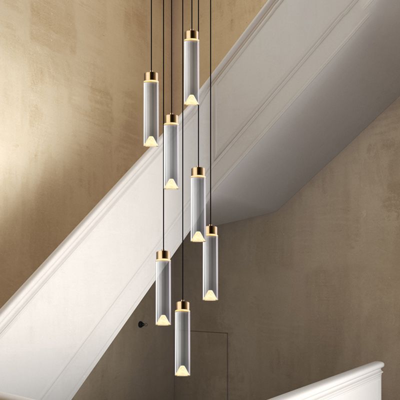 Kristallgeometrische Form hängende hängende Licht moderne 1 hängende Leuchten in Messing