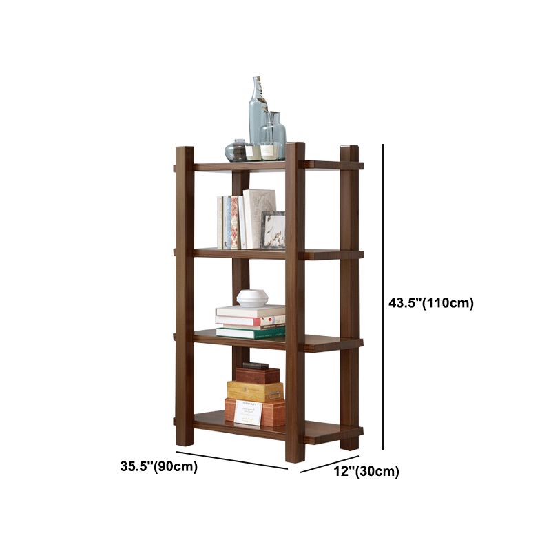 Vertical Shelf Bookcase with Shelves Wooden Bookshelf for Home Office