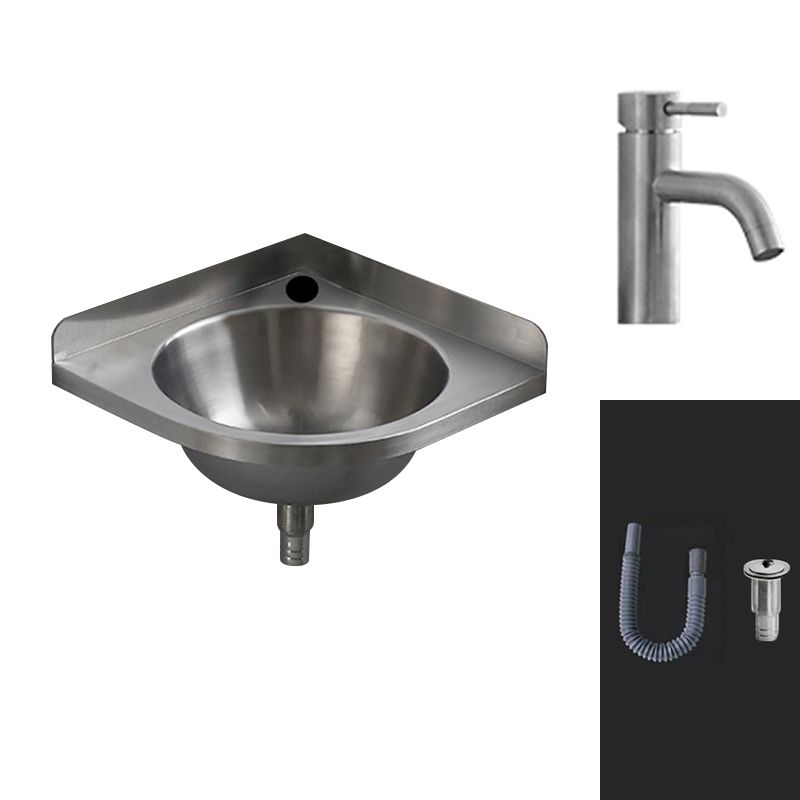 Modern Wall Mount Bathroom Sink Metal Wall Mount Bathroom Sink With Basin