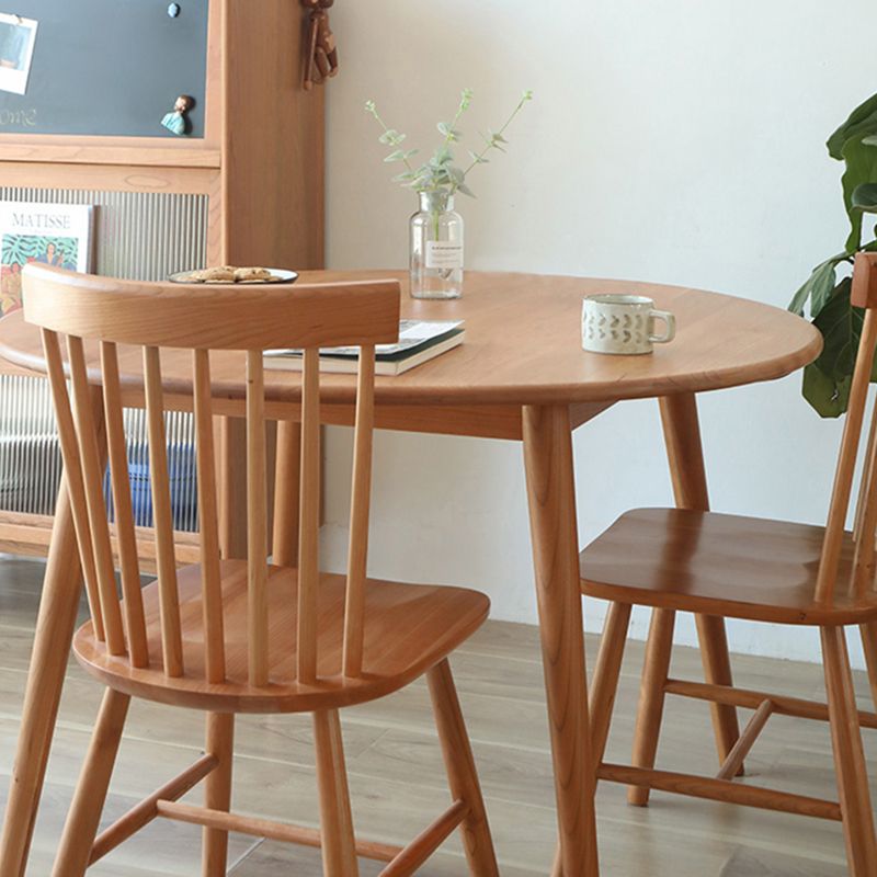 Round Pine vaste houten tafel moderne eettafel met 4 poten voor restaurant