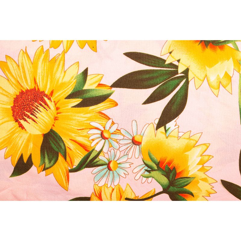 Bright Yellow Sunflower Wall Decor Wall Mural Waterproof Decal for Sleeping Room