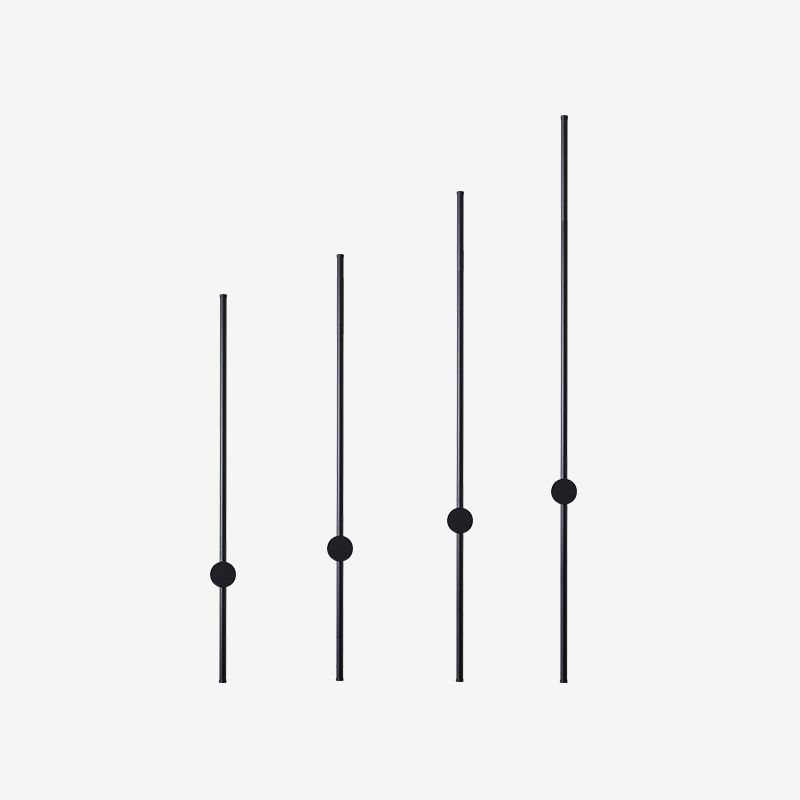 Nachtwandlicht moderner Minimalismus LED Black Wandhalterung Beleuchtung für Wohnzimmer