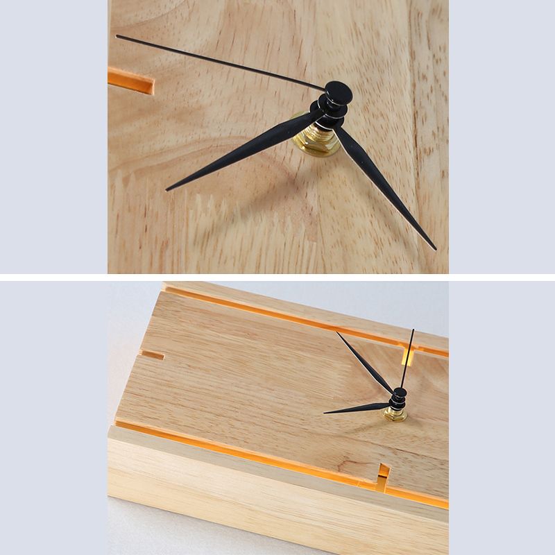 Modern Clock Wall Lighting Study Study Study Study Light Funce in beige