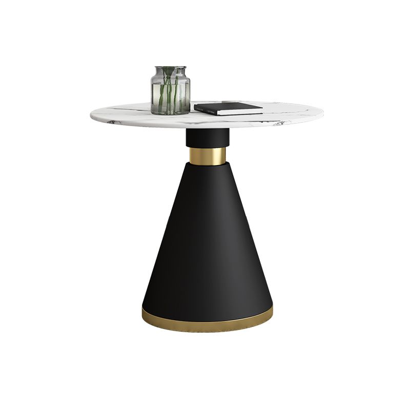 Modern Style Sintered Stone Dining Table Set Round 1/2/5 Pieces Dining Set for Home Use