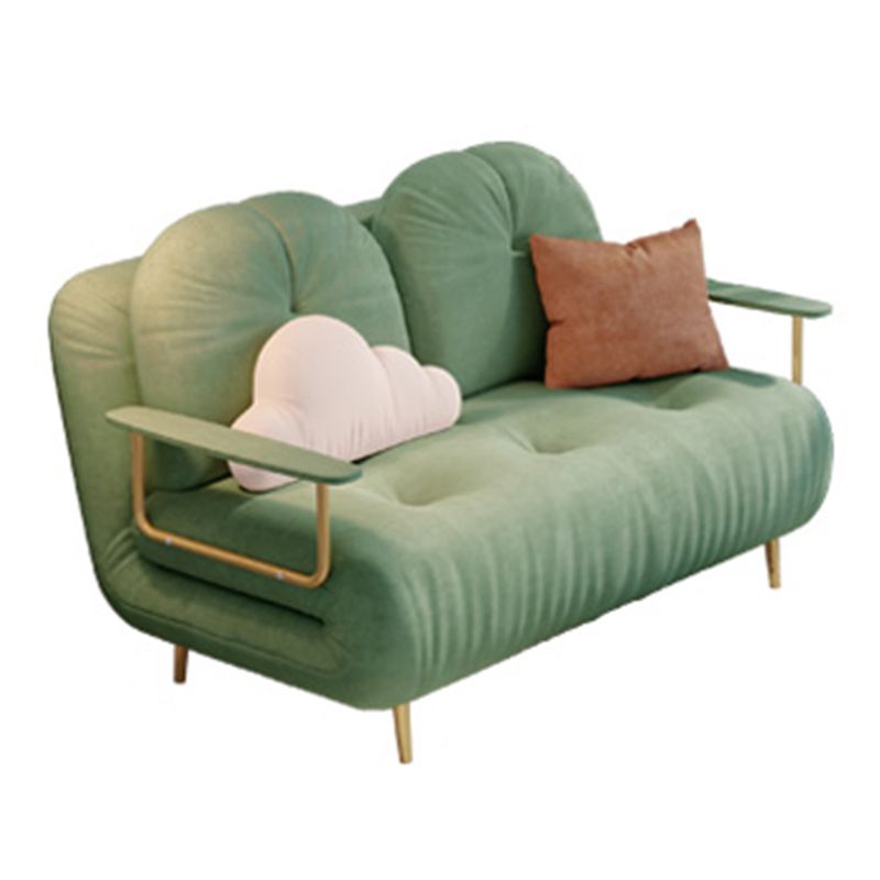 Luxurious Full/Queen Convertible Sofa Tufted Upholstery Sofa Bed