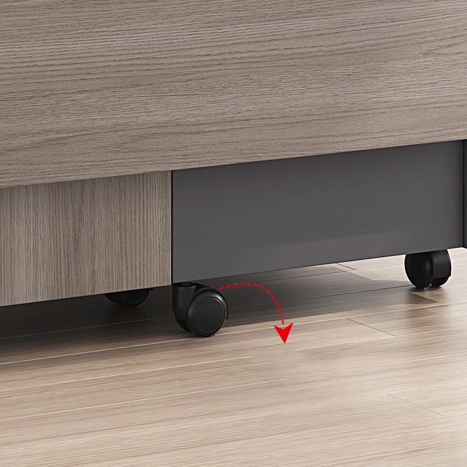 39.4''l Rectangular de mediados de siglo Modern de comedor Mesa de hoja caída para el hogar (solo mesa)