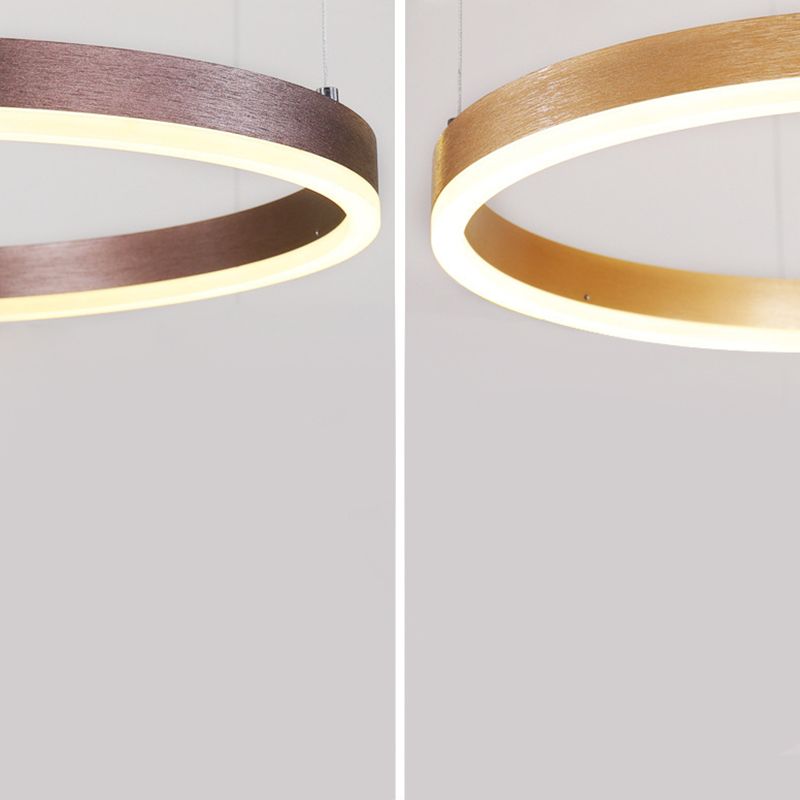 Multi Lights Metal Suspension Pendant Lamp Tiers Modern Style Suspended Lighting Fixture