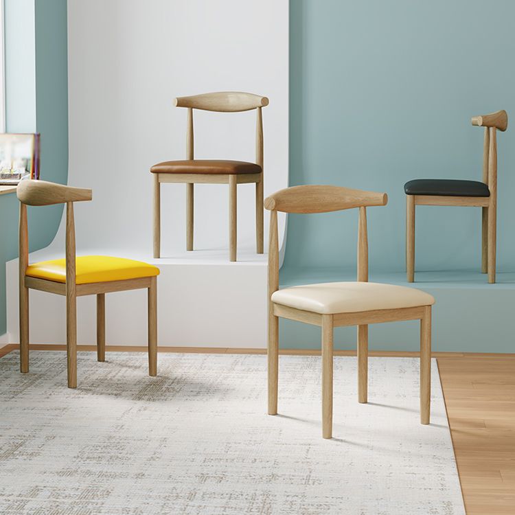 Chaise de salle à manger intérieure et extérieure moderne, chaise d'appoint de salle à manger à dossier ouvert sans accoudoirs en métal