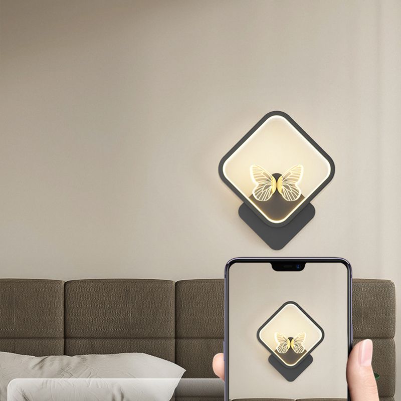 Metal Geometric Wall Mounted Lamps Modern Style 2 Lights Wall Lighting Fixtures