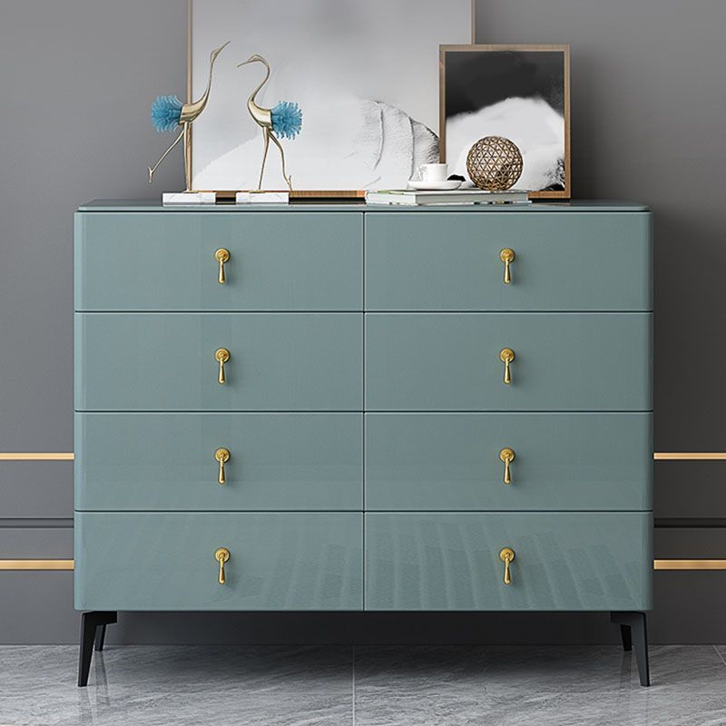 Glam Wooden 16" Wide Storage Chest Bedroom Chest with Drawers