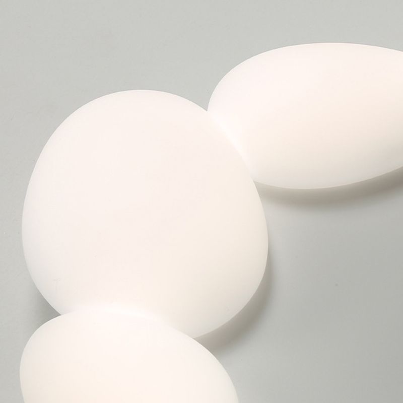 Nordic Flush Mount Plastic LED Ceiling Light Fixture for Bedroom