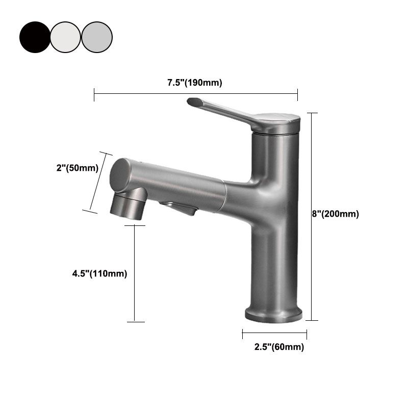 Modern Vessel Faucet Brass Single Handle Low Arc Vessel Faucet for Home