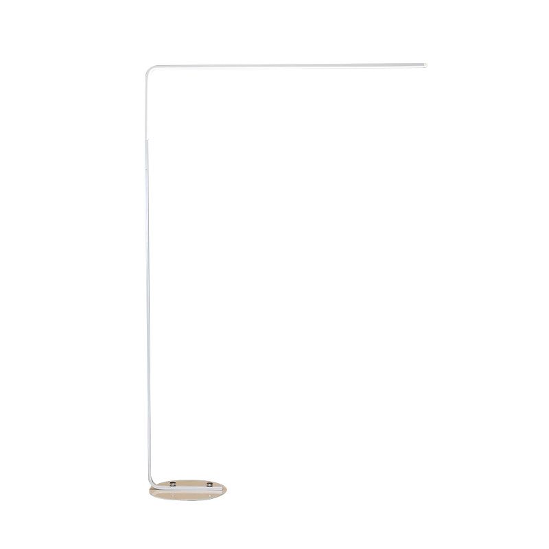 Pavimento di lettura a forma di triangolo metallico Light Nordic LED NERO/NERO LED UP LAMPAGGIO PER CAMERA