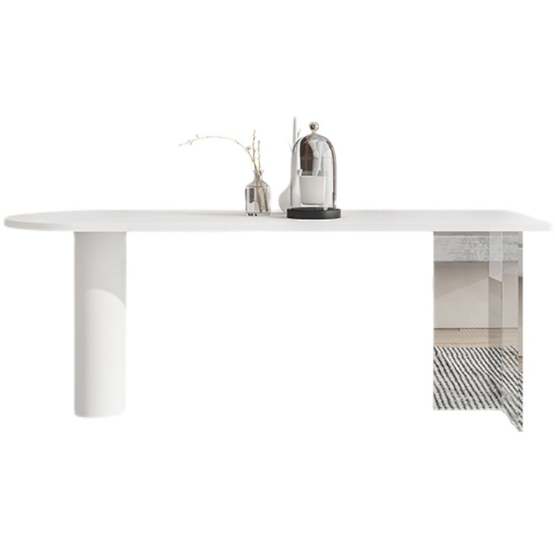 Modern Pink in Wood Counter Table Specialty Dining Table for Kitchen