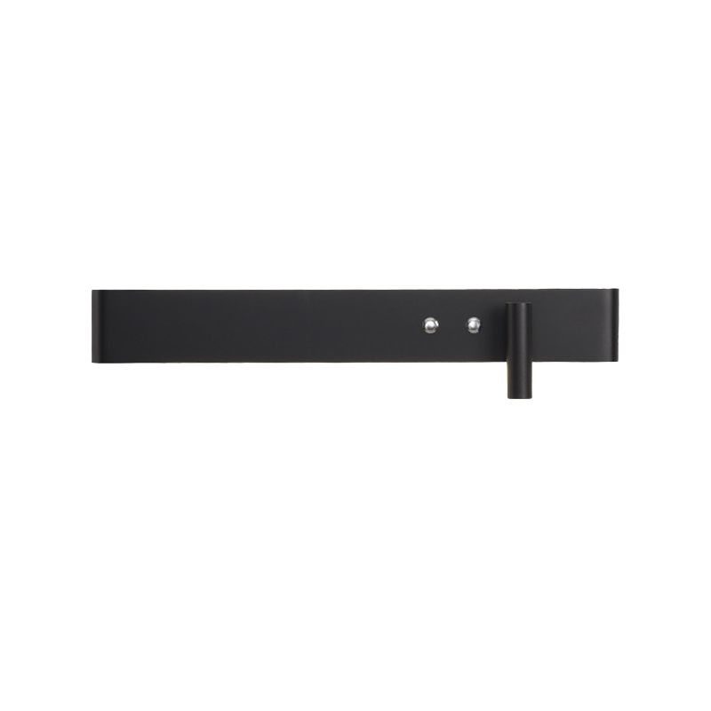 Modern Single White/Black Wall Mounted Sconce Metallic LED Wall Light