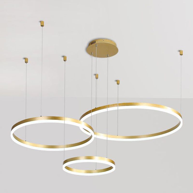 Modern Wrought Iron Hanging Ceiling Lights Tiered Pendant Chandelier for Living Room