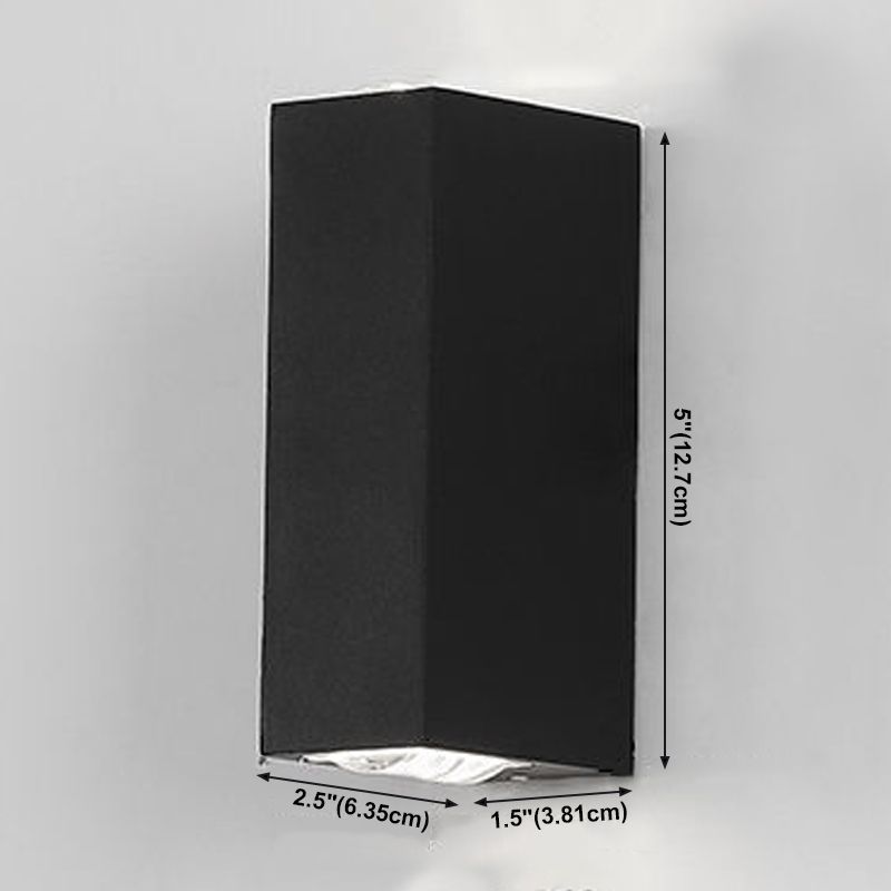 Multidichte geometrische wandkijklampen Hedendaagse stijl metalen wandgemonteerde lichten