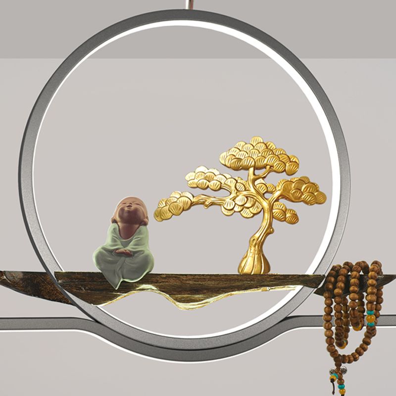 Ideas de iluminación de isla lineal Iluminación colgante de 2 luces de metal contemporáneo