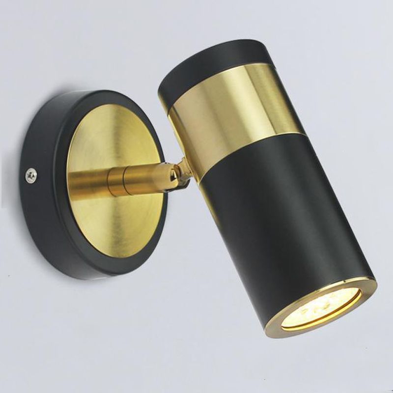 Halbzylinder 1-Licht-Lesen Wandleuchte moderne Metallwandmontageleuchte Metallmontage