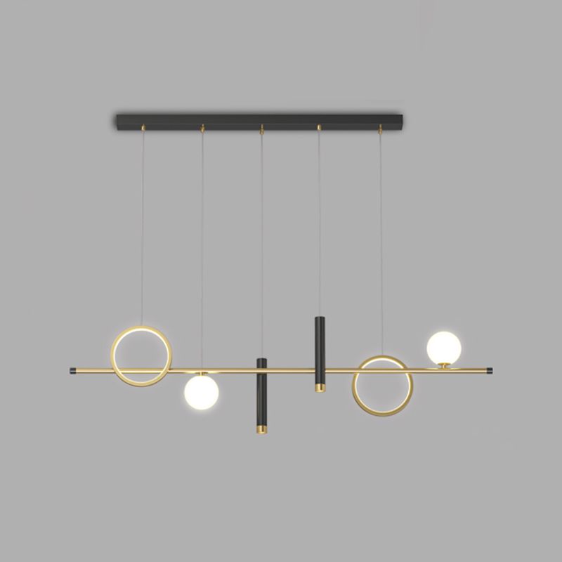 Modern Style Island Light LED Simple Chandelier Light Fixture for Dining Room