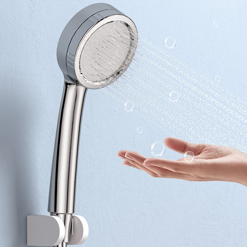 Modern Style Round Handheld Shower Bathroom Metal Wall Mounted Hand Shower