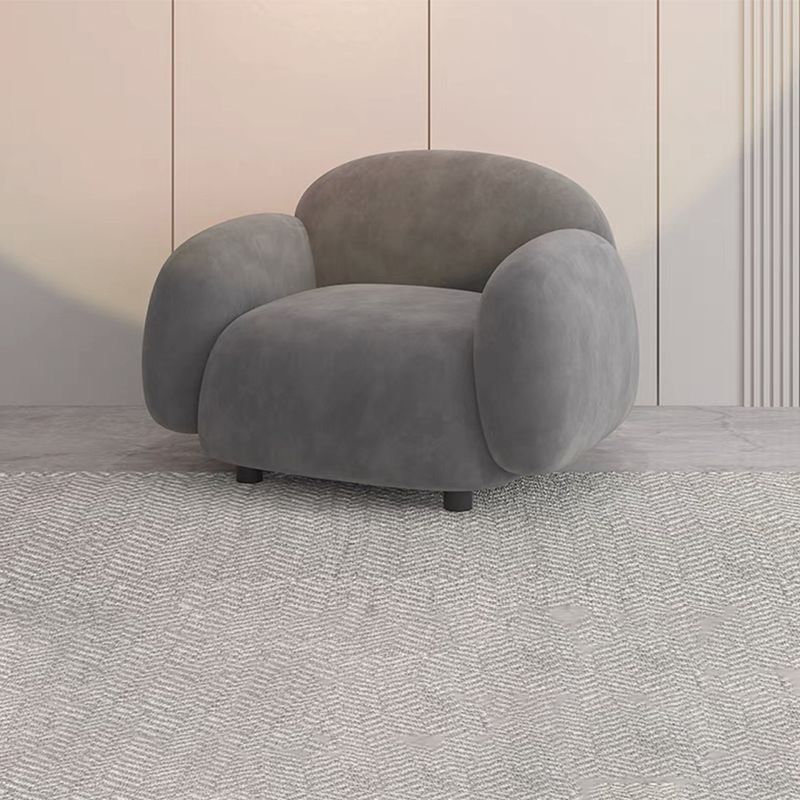 Modern Style Sofa Velvet Cushioned Backrest Sponge Cushions Fill Sofa Bed