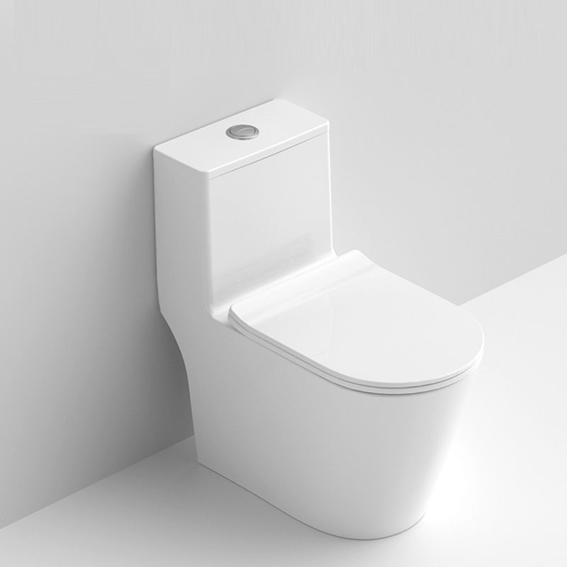 Modern Floor Mount Toilet Slow Close Seat Included Toilet Bowl for Bathroom