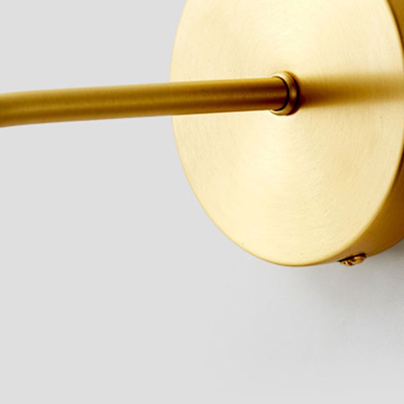 Schema semplice post-moderna Stile 1 leggero Lincera Linear Wall Sconce Wall Lighting in ottone