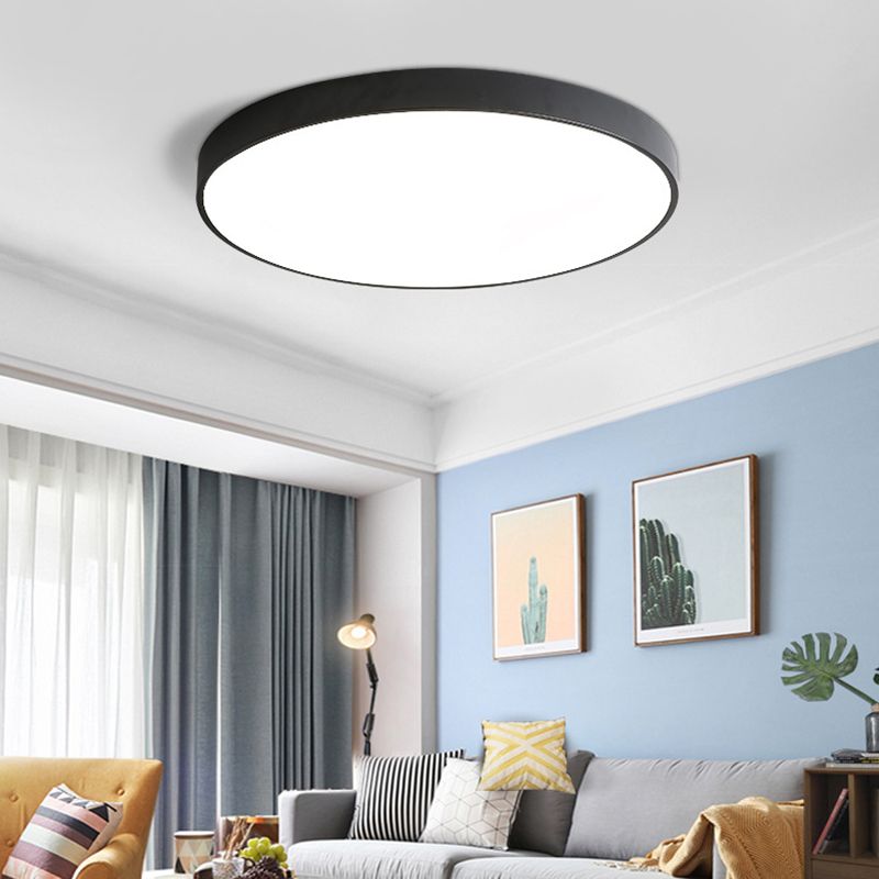 Le bâti affleurant acrylique moderne de plafonniers circulaires de bâti a mené des lumières