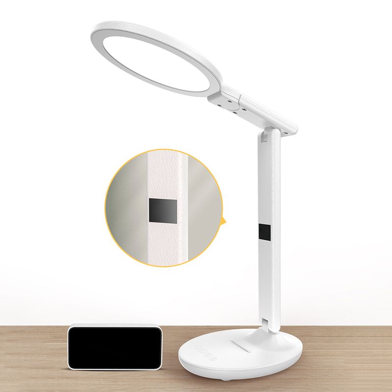Light da tavolo da tavolo moderno con porto di plastica in porta USB Luce da tavolo