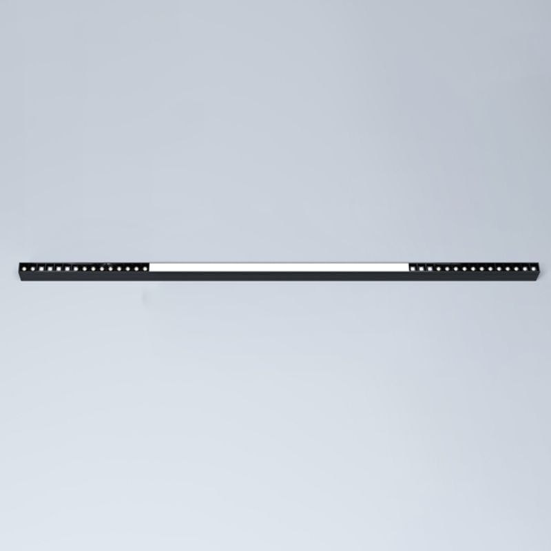 Modern Style Linear Flush Mount Light Metal 1-Light Flush Mount Light Fixture