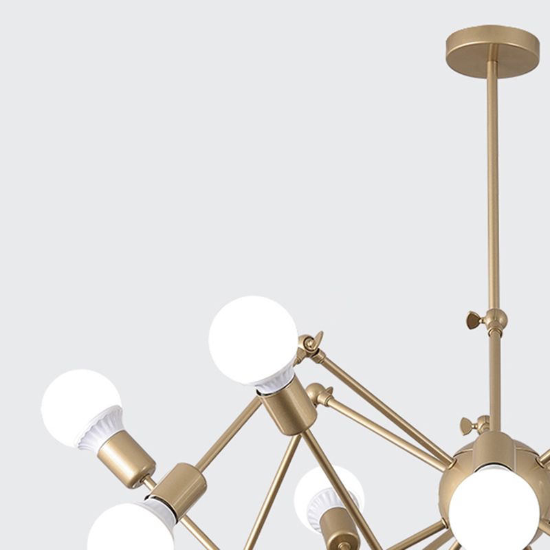 Spider Metal Chandelier Pendant Vêtements de style industriel Store de plafond