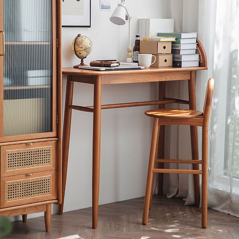 Modern 1/2 Pieces Wooden Pub Table Set Fixed Table Counter Table for Dining Room