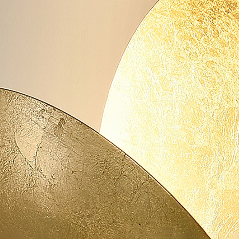 Nordische Metallwandleuchten leichte runde Formwandlicht für Wohnzimmer