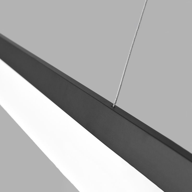 Lámpara colgante de rectángulo LED de lámpara colgante simple para el comedor de la oficina del comedor