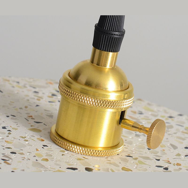 Terrazzo Small Pendant Light Fixture Nordic 1 Head White Suspension Lamp for Living Room