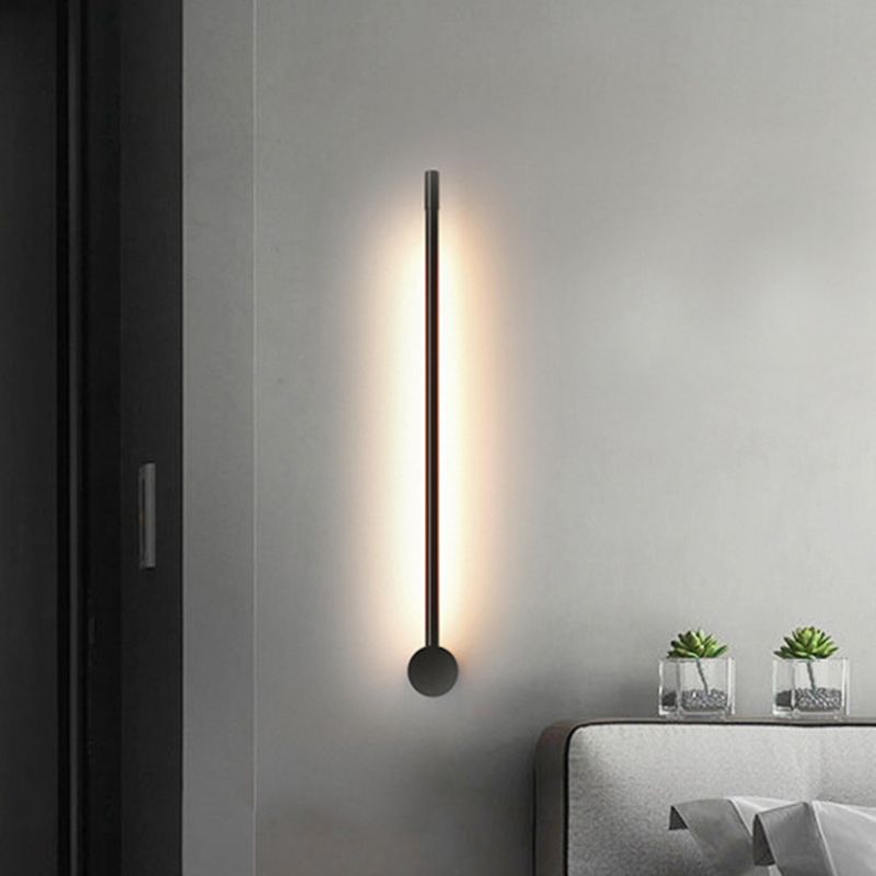 1 Licht linearer Wandleuchten moderner minimalistischer Eisenleuchten Wandleuchte