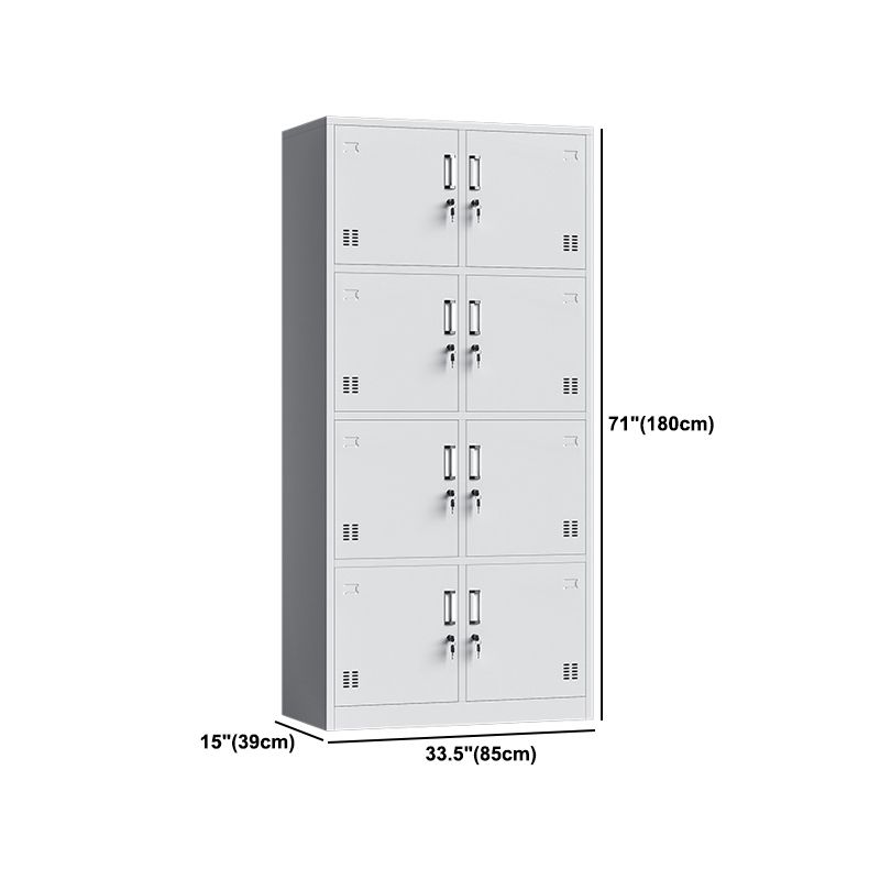 Steel Wardrobe Closet Contemporary Hinged Wardrobe Armoire for Home