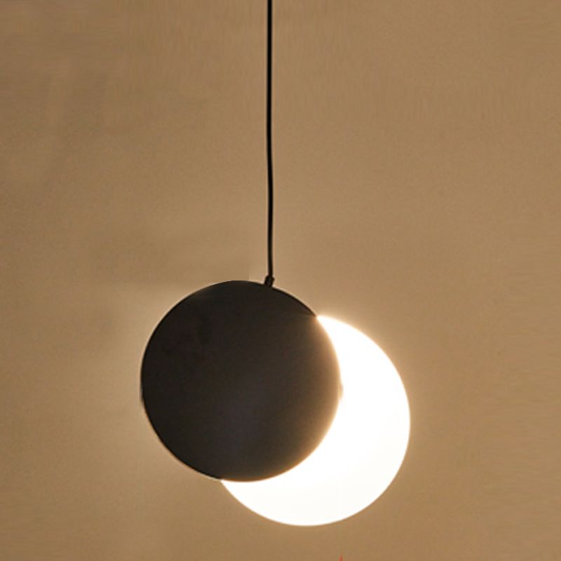 Ombra circolare in metallo luci appese a sospensione MODERNA 1 Fun a montaggio a testa per il letto