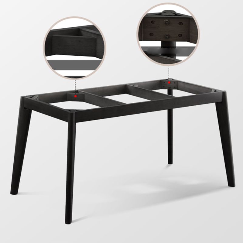 Modern White Top Stone Table Rectangle Dining Table for Kitchen