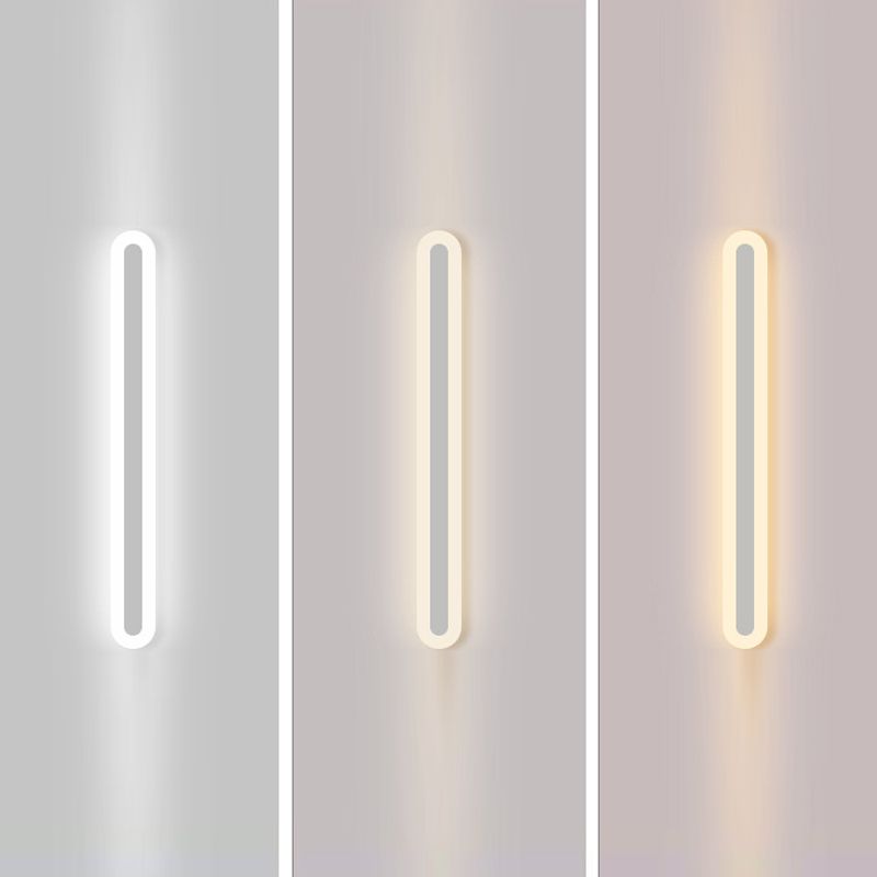 Lineare Form Metallwandbeleuchtung moderne 1-Licht-Wandleuchten