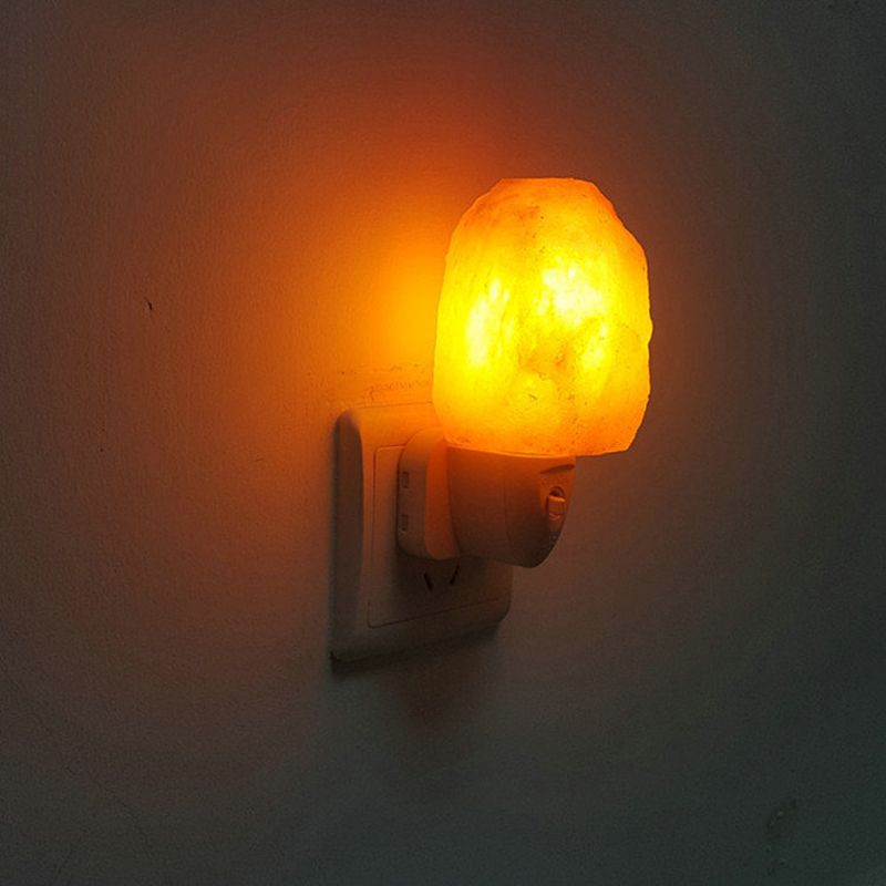 Modern Creative Creative Stone Wall Light Energy Saving White Plug in LED Night Light per corridoio