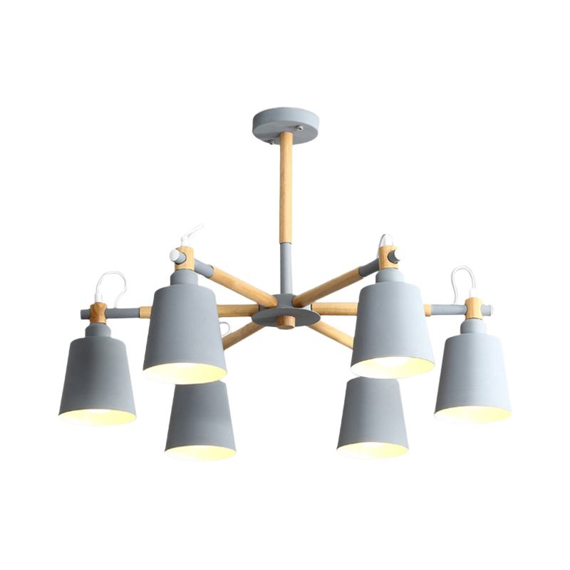 Macaroon suspendu lampe à lampe effilée en métal des lumières suspendues pour le salon