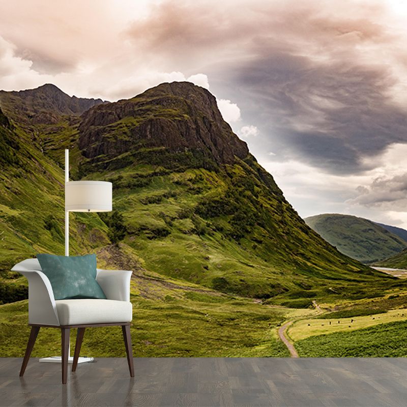 Environmental Wall Mural Wallpaper Mountains Living Room Wall Mural
